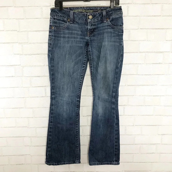 American Eagle AE Artist Lowrise Bootcut Jeans Women's Size 6 - Picture 1 of 7